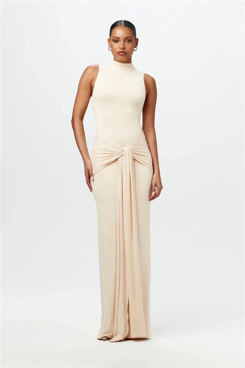 Sculpted Elegance Tank Dress