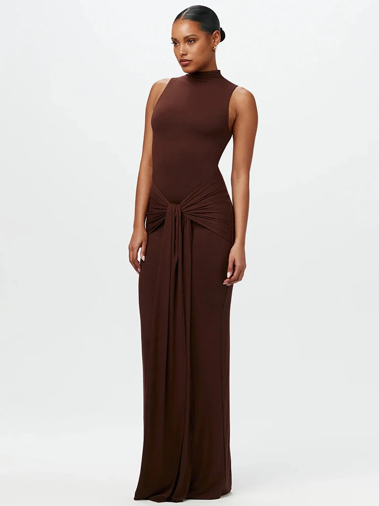 Sculpted Elegance Tank Dress