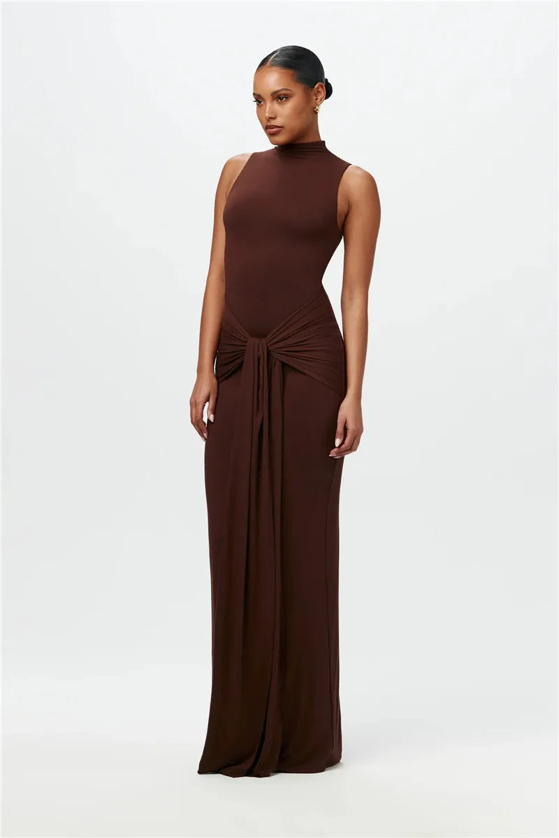 Sculpted Elegance Tank Dress