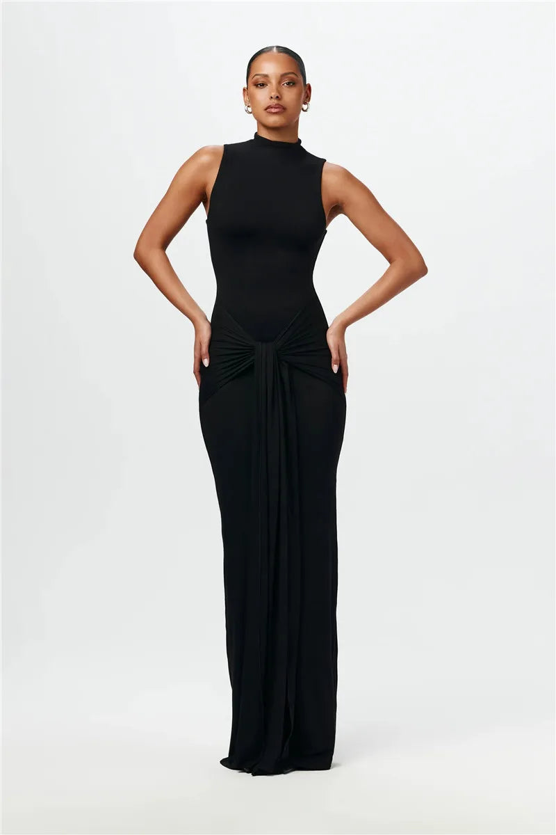 Sculpted Elegance Tank Dress