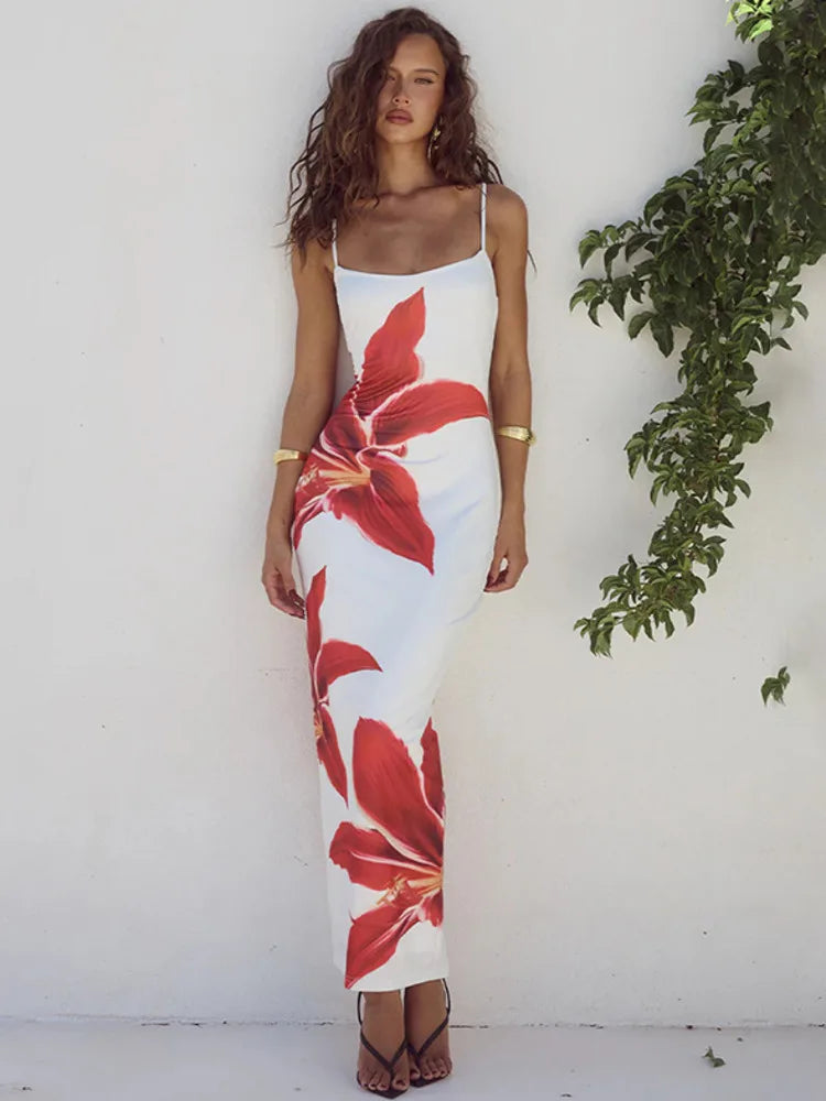 Blooming Elegance Midi Dress