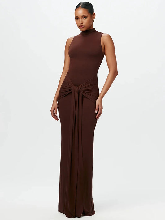 Sculpted Elegance Tank Dress