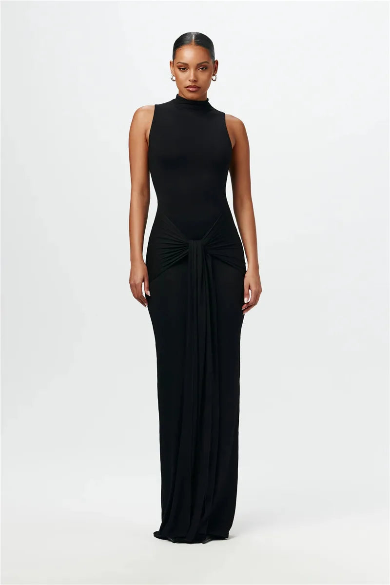Sculpted Elegance Tank Dress