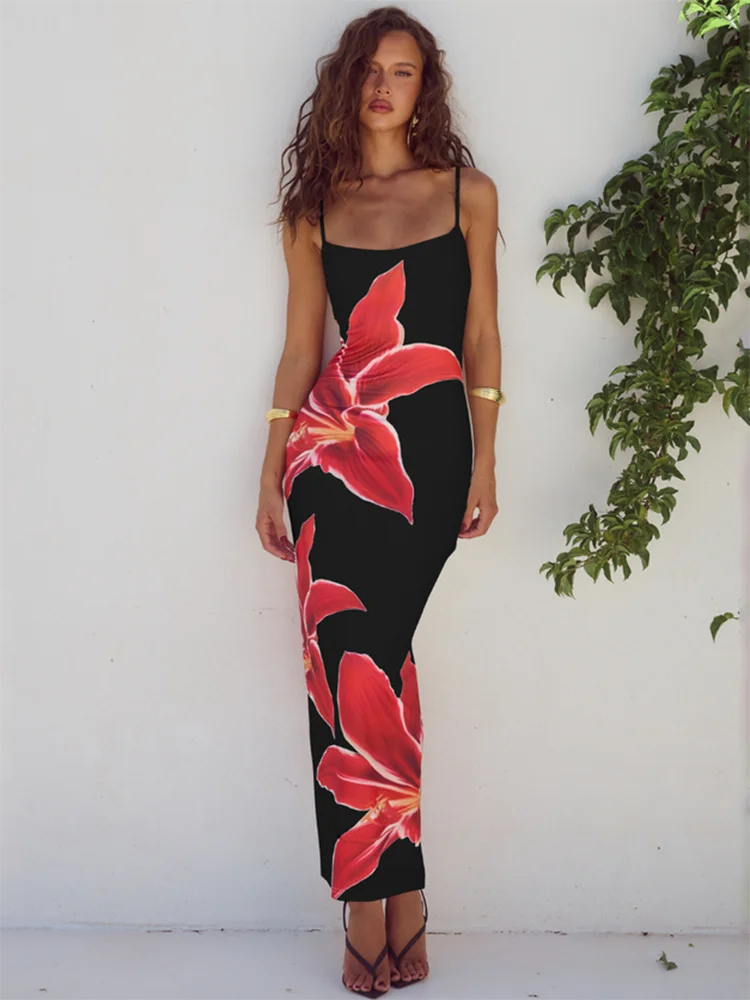 Blooming Elegance Midi Dress