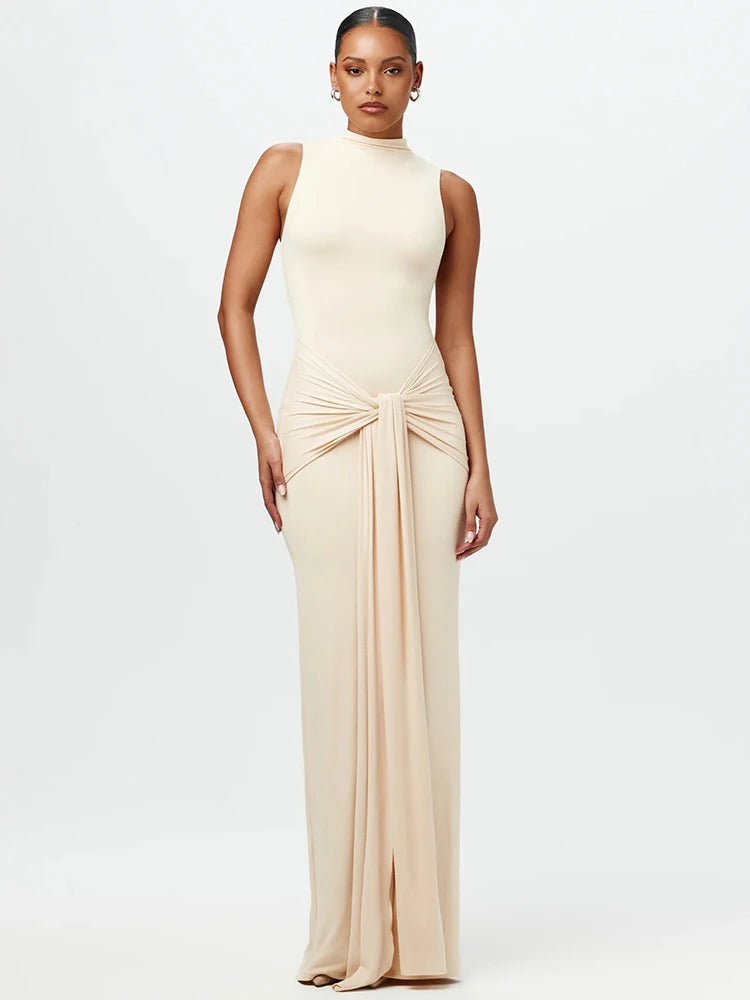 Sculpted Elegance Tank Dress