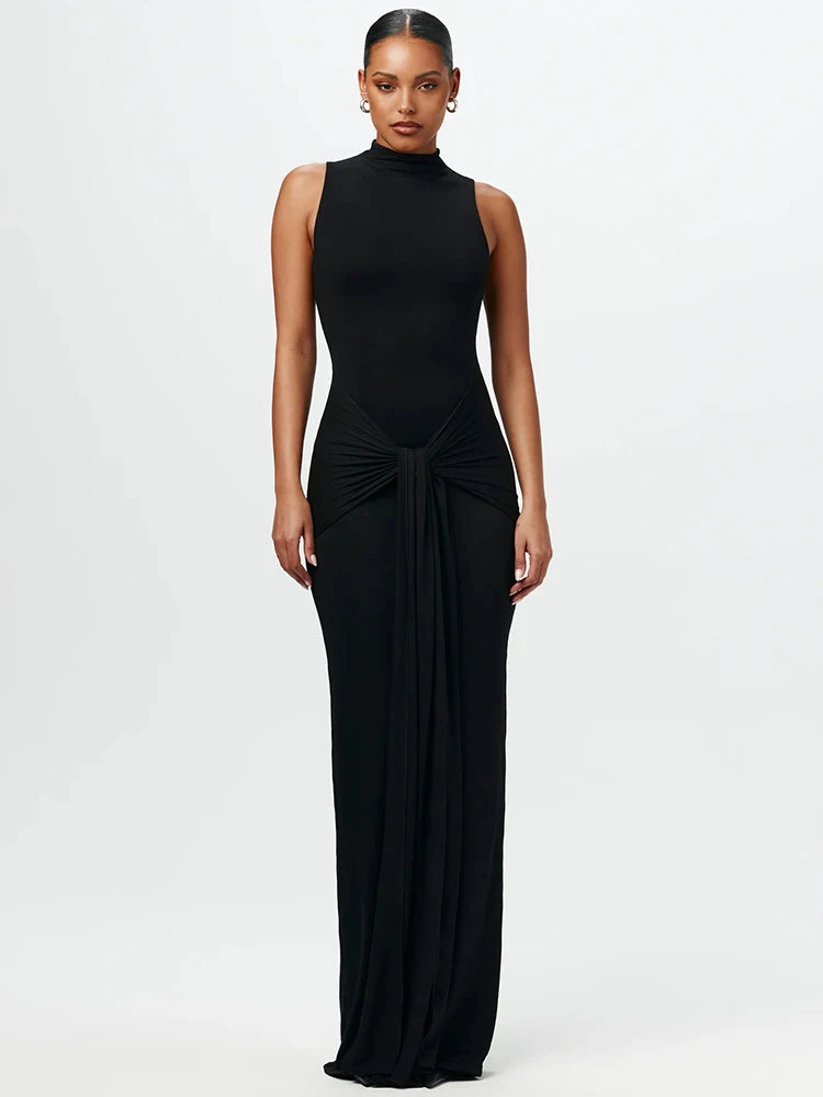 Sculpted Elegance Tank Dress